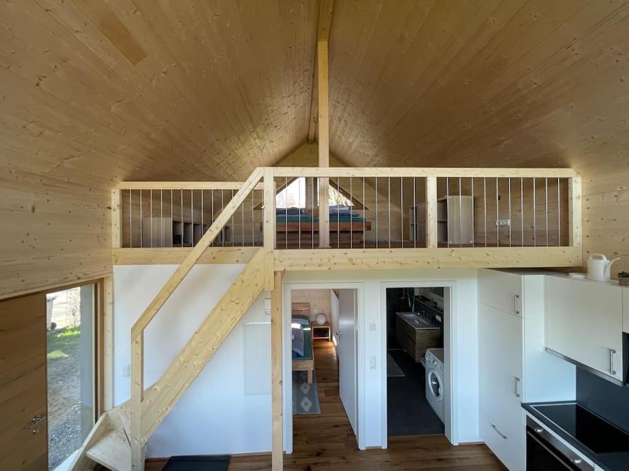 Zweistoeckiges Natur-Holzhaus Mit Berg- & Seesicht Horgenzell エクステリア 写真