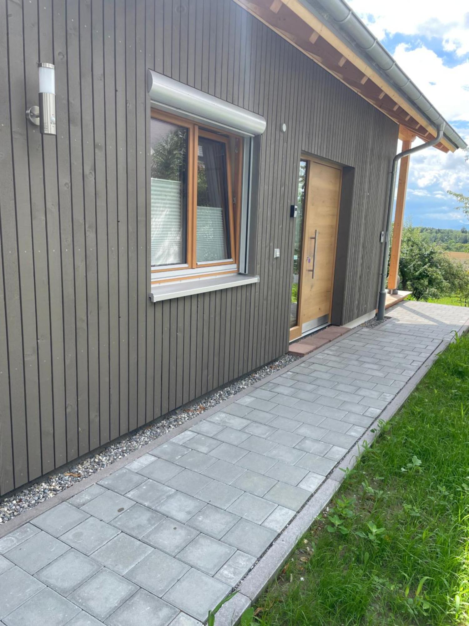 Zweistoeckiges Natur-Holzhaus Mit Berg- & Seesicht Horgenzell エクステリア 写真